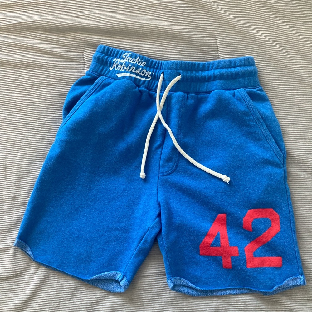 Jackie Robinson #42 Blue Shorts - Roots of Fight